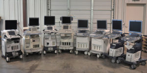 Novos ventiladores e máquinas de ultrassom