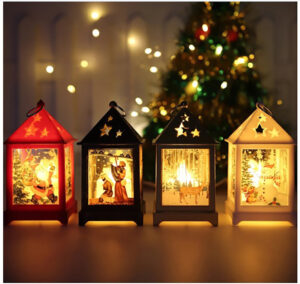 Luminaria de velas para natal